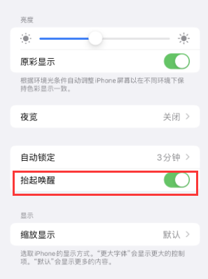 阳高苹果授权维修站分享iPhone轻点无法唤醒怎么办